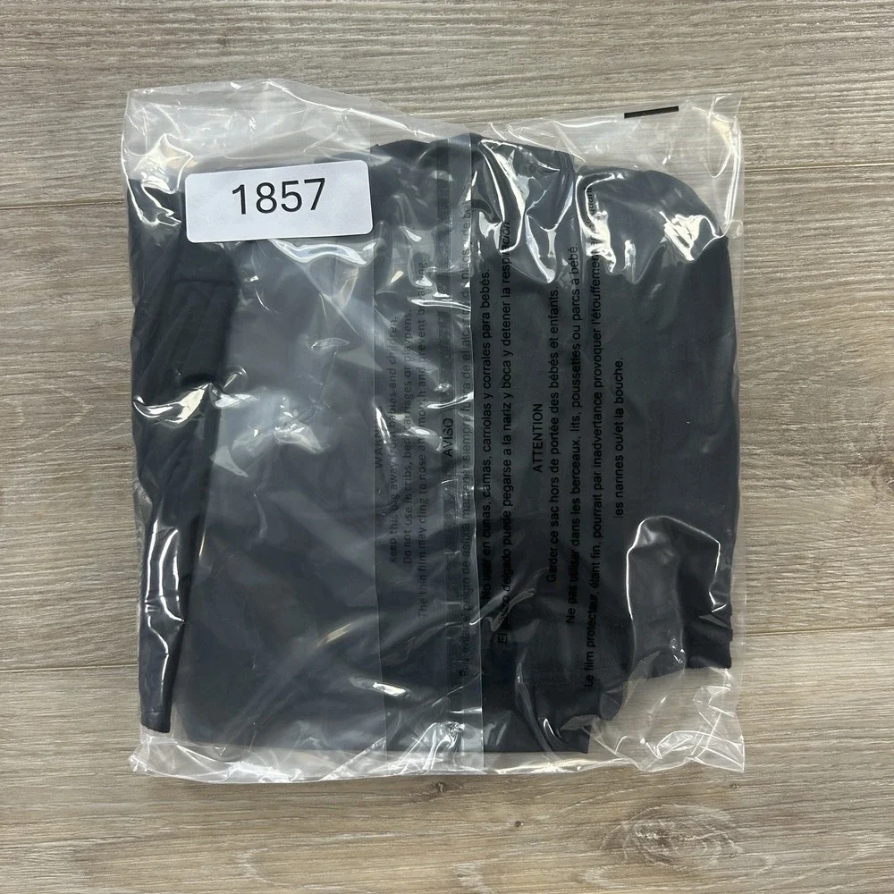 Gilly Hicks Large Black Pleated Athletic Skirt Built-In Shorts Stretch